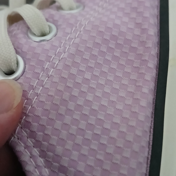 Converse Chuck Taylor All Star Checkered Classic Amythest Sneakers Size 7.5 - Picture 9 of 9